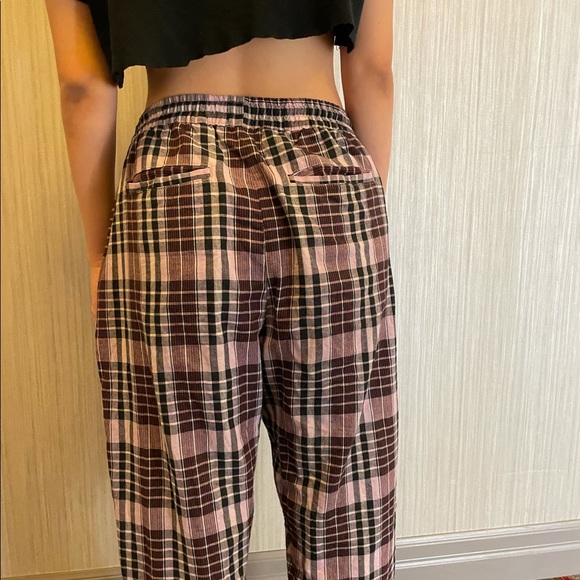 Pink plaid pants goth - Picture 3 of 3